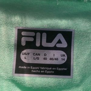 New with tag fila dry fit size large